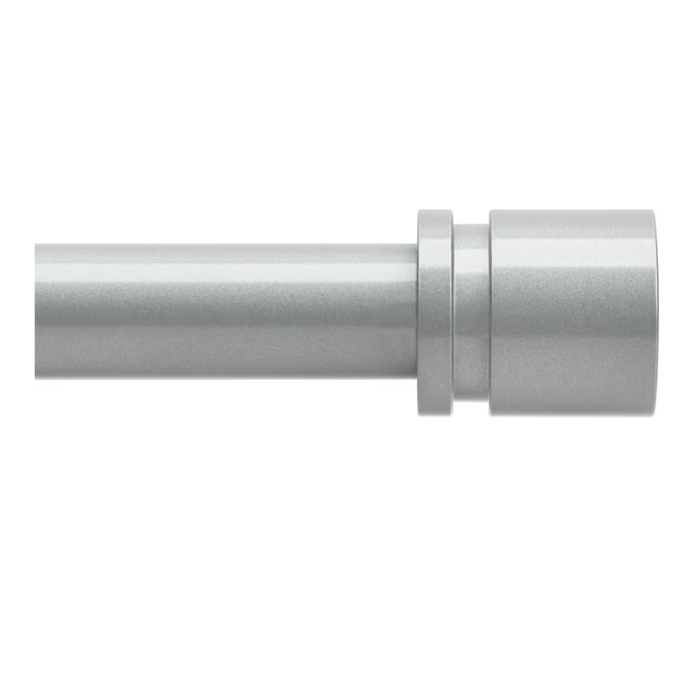 Byondeth Silver Curtain Rods